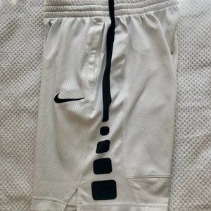 White Nike Basketball Shorts